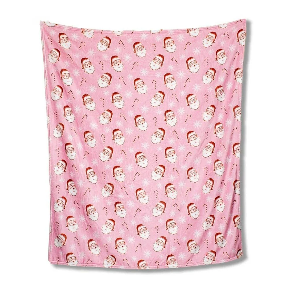 Candy Cane Cutie Throw   Pink   50x60